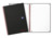 Office Black 'n Red Spiralbuch A4, liniert 8 mm, 70 Blatt, Optik Paper, mit mattem Hardcover, roter stabiler Doppelspirale, schwarz/rot, 5er-Packung