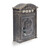 Relaxdays Briefkasten Antik Englischer Wandbriefkasten aus Aluguss mit breitem Briefschlitz für DIN A4 Umschläge HBT: 44,5 x 31 x 9,5 cm nostalgischer Postkasten mit rundem Dach, bronze