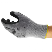 Ansell Handschuh 48-702 Edge® Gr. 8 Materialmix-Strick, Nitril grau-schwarz Inne