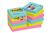Post-It Super Sticky Notes 47.6x47.6mm 90 Sheets Miami Colours (Pack 12)