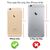 NALIA Full Body Case compatible with iPhone 6 / 6S, Protective Front & Back Smart-Phone Hard-Cover with Tempered Glass Screen Protector, Slim-Fit Shockproof Bumper Thin Skin Etu...