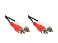 Cinch-Kabel, 2x Cinch Stecker an 2x Cinch Stecker, 15m, Good Connections®