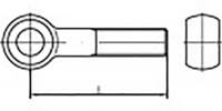 TOOLCRAFT TO-9985224 Szemcsavar M30 100 mm DIN 444 Acél 5 db