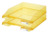Briefablage KLASSIK, DIN A4/C4, stapelbar, stabil, transparent-gelb