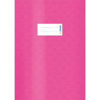 Heftumschlag, für Hefte A4, Polypropylen-Folie, 21 x 29,7 cm, pink gedeckt