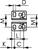 Brida sujecion vertical 6800NI tam.2 inoxidable AMF