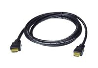 1M HDMI 2.0 Cable M/M 30AWG Gold Black HDMI-Kabel