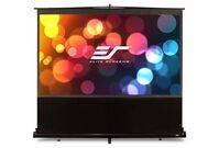 100" ezCinema screen MaxWhite, Black