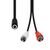 3-Pin to 2 x RCA Cable F-M , Black 20cm ,