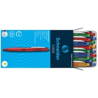 Kugelschreiber Loox, Druckmechanik, M, blau, Schaftfarbe: transparent, sortiert SCHNEIDER 135580