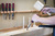 Stemmeisen mit rot-schwarzem 2K-Griff, 10mm, STUBAI Profi Stechbeitel zur präzisen Holzbearbeitung, Stecheisen für Schreiner Tischler