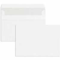 Briefumschläge 125x176mm (DIN B6) 75g/qm selbstklebend VE=1000 Stück weiß