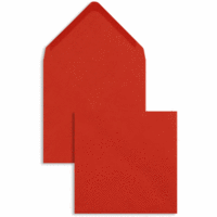 Briefumschläge 155x155mm 100g/qm gummiert VE=100 Stück rot