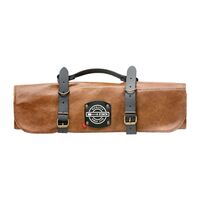 Dick Leather Cutter Roll Bag 5 Pockets Adjustable Strap with Buckle Fastener
