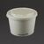 Vegware Compostable Hot Food Pot Flat Lids CPLA 350ml & 455ml - Pack of 500
