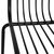 Bolero Dining Chairs in Black - Metal for Indoor & Outdoor Use - Pack of 4