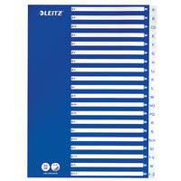 Kunststoffregister Leitz A4 A-Z 1253 (WEISS)