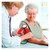 Oberarm-Blutdruckmessgerät Blutdruckmesser Boso Clinicus I mit Klettmanschette, Rot