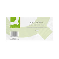 Q-CONNECT ENVELOPE DL 80GSM WHITE SS