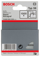 Feindrahtklammer Typ 59, 10,6 x 0,72 x 6 mm, 1000er-Pack