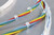 Kabelbinder außenverzahnt m. 90° abgewinkeltem Kopf 150x3,3 mm, grau