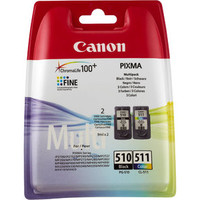Canon CL-511/ PG-510 Multi pack, FINE-Druckkopf mit Tinte (Schwarz und Farbe)