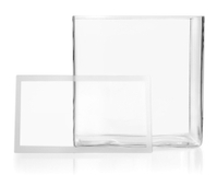 140mm Caja de preparación DURAN® con placa de vidrio esmerilado