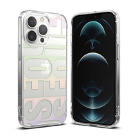 Pancerne etui pokrowiec z żelową ramką iPhone 13 Pro Fusion Design przezroczysty