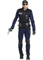 Disfraz de Policía Swat para hombre XL
