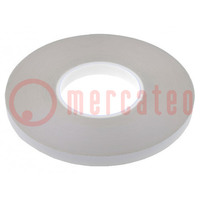 Nastro: di fissaggio; W: 12mm; L: 55m; Thk: 0,25mm; biadesivi