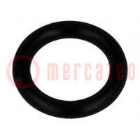 Joint O-ring; caoutchouc NBR; Thk: 1,78mm; Øint: 7,65mm; noir