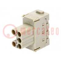 Connector: HDC; module; female; Han-Modular®; PIN: 5; spring clamp