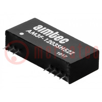 Converter: DC/DC; 3W; Uin: 10.8÷13.2V; Uout: 3.3VDC; Iout: 800mA