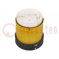 Signaalgever: licht; LED; geel; 230VAC; IP65; Ø70mm; Harmony XVB