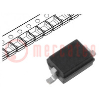 Diode: Zener; 0,3W; 5,1V; SMD; Rolle,Band; SOD323; Ifmax: 250mA