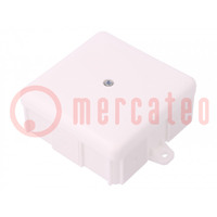 Enclosure: junction box; X: 86mm; Y: 86mm; Z: 39mm; wall mount; IP55