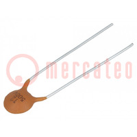 Capacitor: ceramic; 12pF; 500V; C0G (NP0); ±10%; THT; 5mm