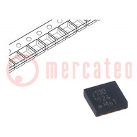 IC: amplificateur de mesure; 390kHz; Utravail: 2÷5,5V; VDFN8