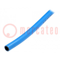 Hose; max.20bar; L: 1m; PVC,SBR; Gol Blue; Tube in.diam: 13mm; blue