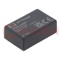 Converter: DC/DC; 3W; Uin: 18÷36V; Uout: 9VDC; Uout2: -9VDC; THT; JCB