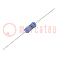 Resistor: metal oxide; 15Ω; 2W; ±5%; Ø5x12mm; -55÷155°C