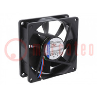 Ventilateur: DC; axial; 48VDC; 80x80x25mm; 69m3/h; 32dBA; à billes