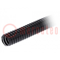 Protective tube; Size: 32; PVC; black; L: 30m; -5÷60°C; 320N
