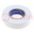 Tape: electrical insulating; W: 19mm; L: 18m; Thk: 0.18mm; white