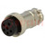 Plug; microphone; female; PIN: 6; for cable; straight; 6mm
