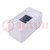 Enclosure: for modular components; IP30; white; No.of mod: 3; ABS