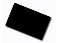Plastikkarte - 86 x 54 x 0.76mm, 30mil, blanko, schwarz - inkl. 1st-Level-Support
