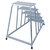Montagetritt Trittleiter mit Gitterroststufen,(Alu), Arbeitshöhe bis 3 m Stufenanzahl 5, 22,75 kg