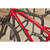 Mottez Fahrradständer mit 2 gummierten Bügeln mit 4 Stellplätze , Maße (LxBxH): 64,5 x 42 x 77,8 cm