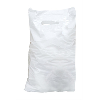 Polythene Carrier Bag White Plain Pk500